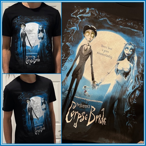 Tim Burton Corpse Bride Shirt Medium - Picture 2 of 2